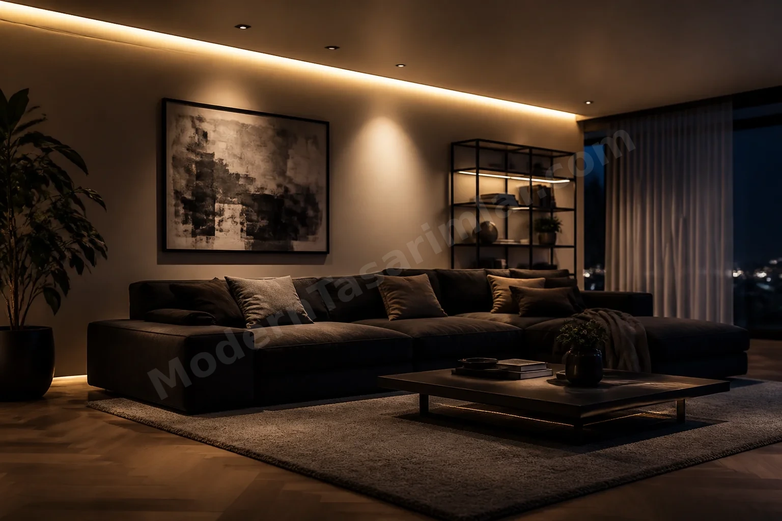 Karaod modunda düşük sıcaklıkta salon ışığı